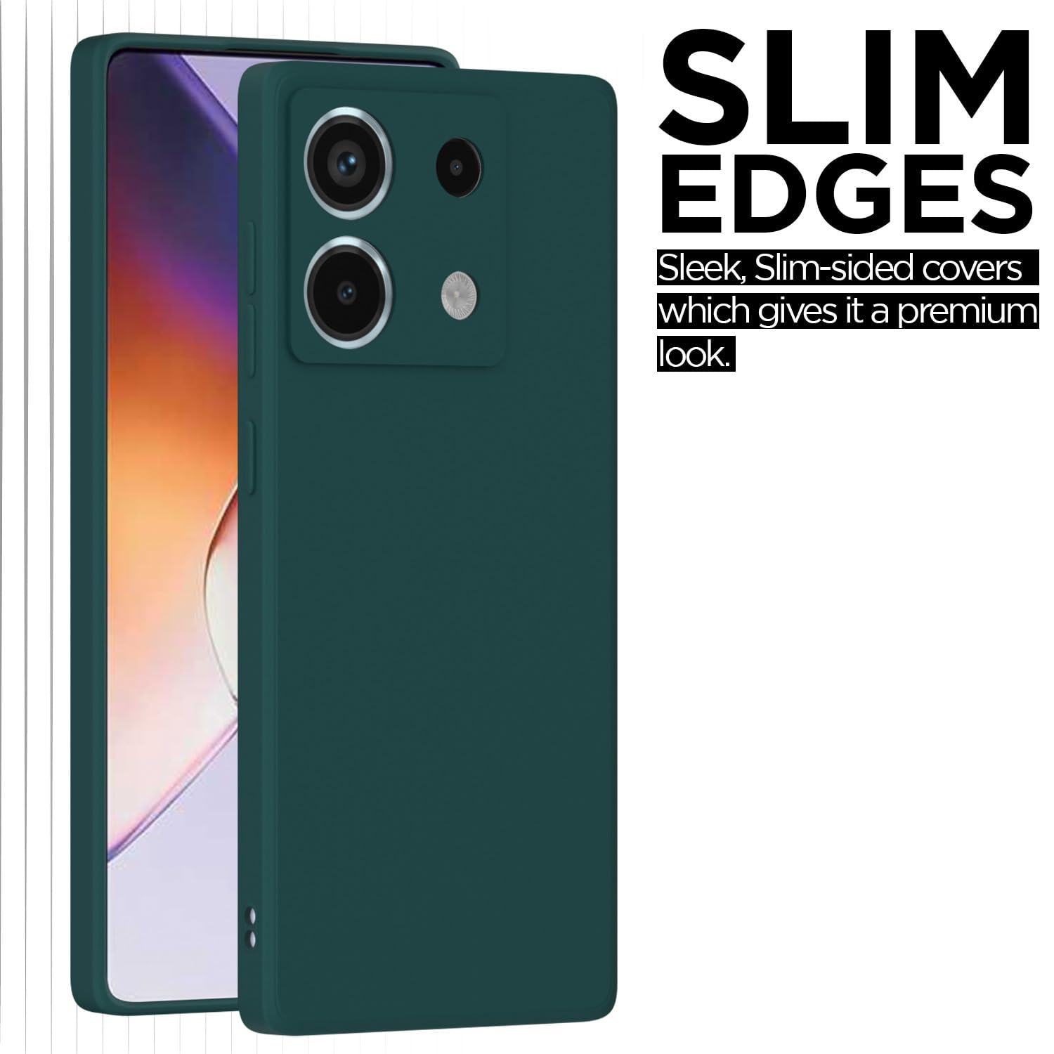 Green phone cover for Redmi Note 13 Pro 5G – Pikkme – photo 7