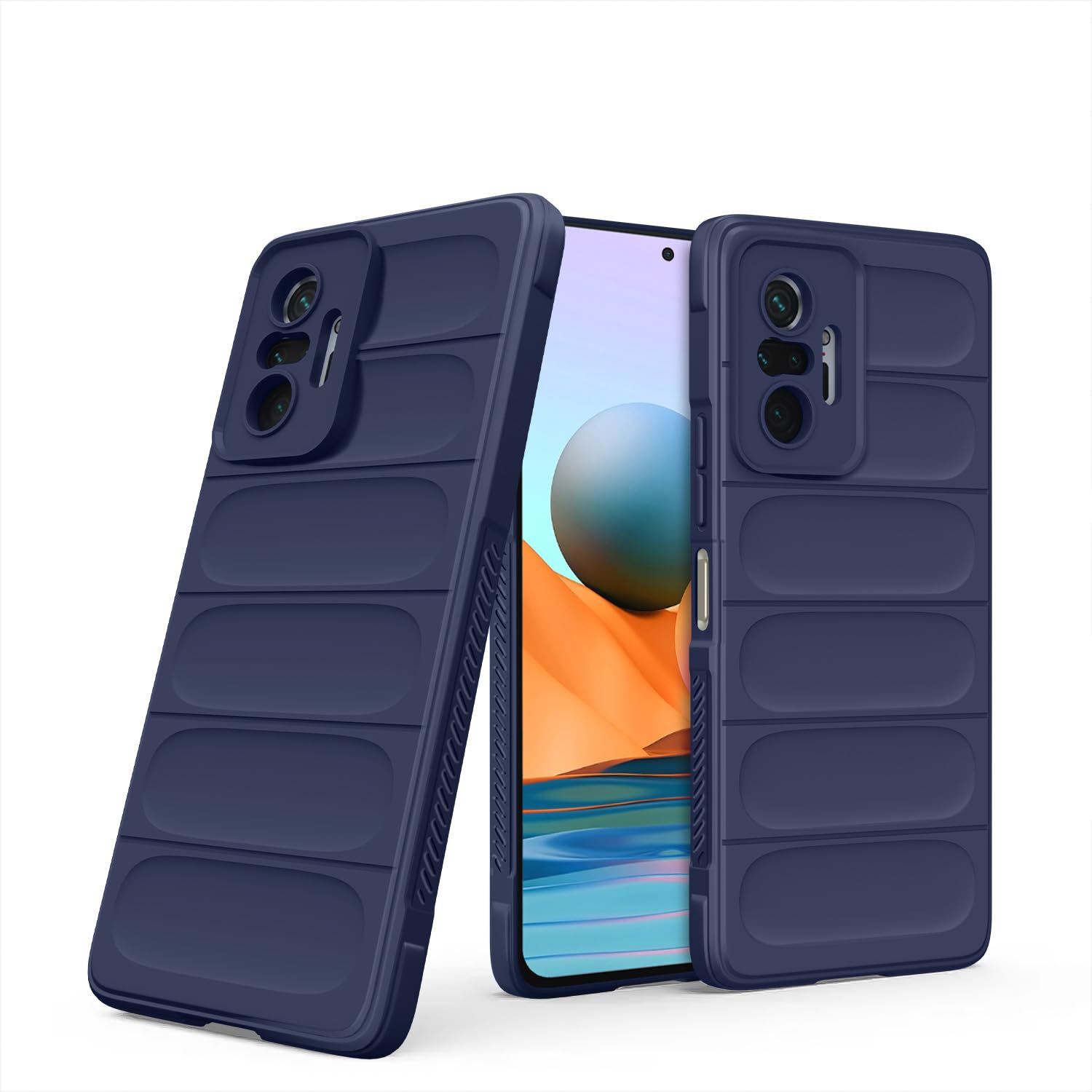Redmi Note 10 Pro 4G/10 Pro Max phone cover in blue by Pikkme