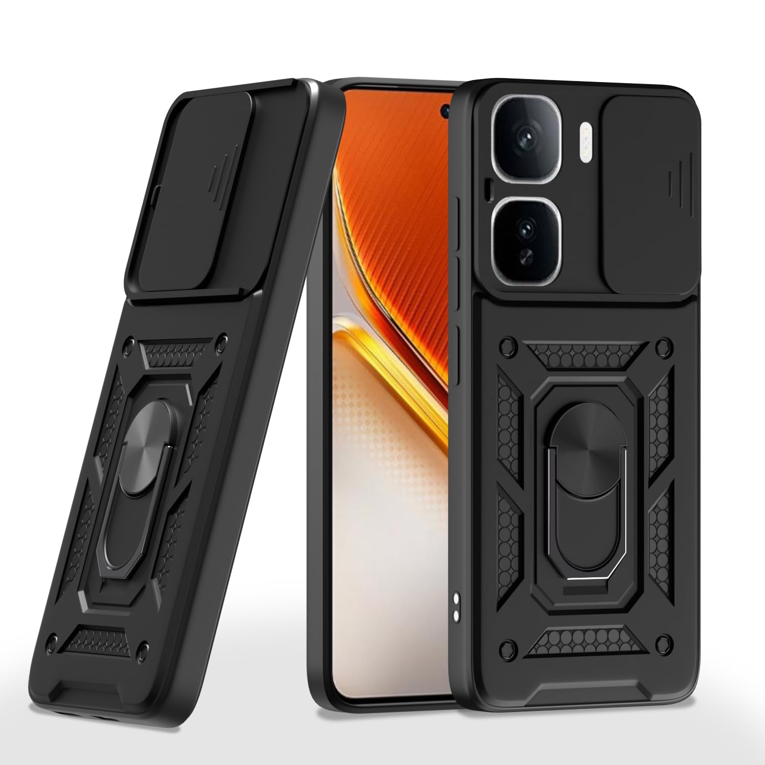 Pikkme iQOO Neo 10 Pro 5G D10 Camera Shield black back cover