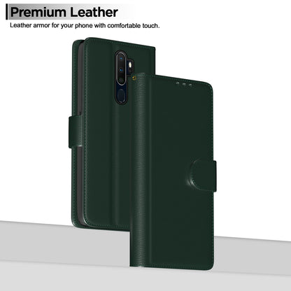 Pikkme Oppo A5 2020/A9 2020 green flip case – photo 2