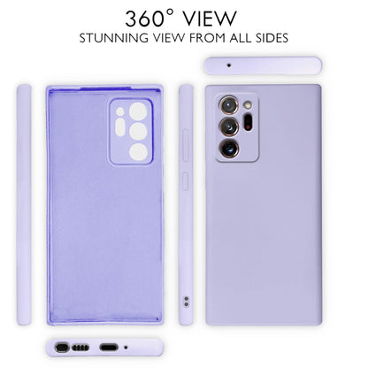 Pikkme Samsung Galaxy Note 20 Ultra 5G Liquid Silicone Back Cover | Purple
