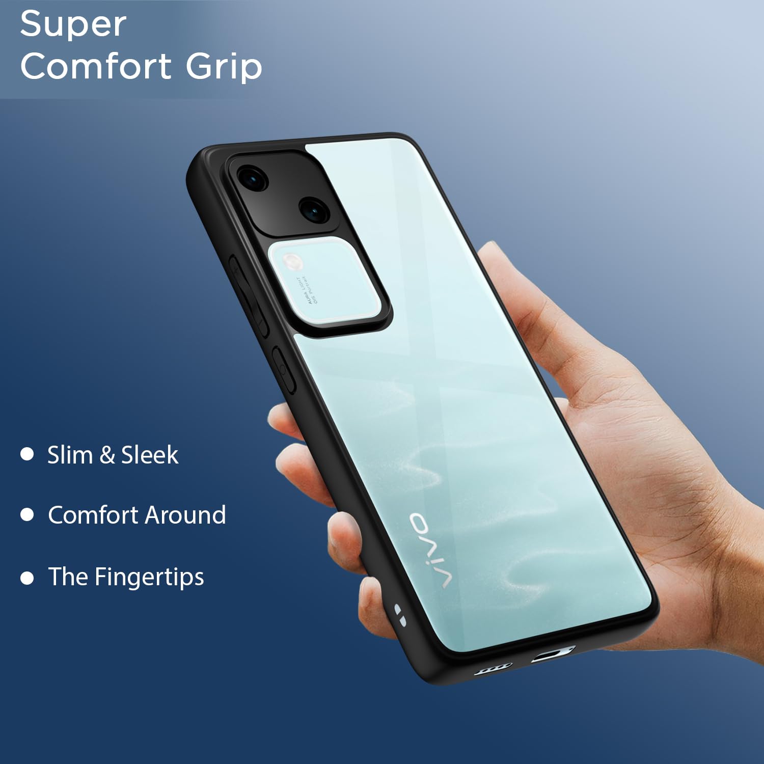 Pikkme Vivo V30/V30 Pro 5G Hybrid black phone cover – photo 6