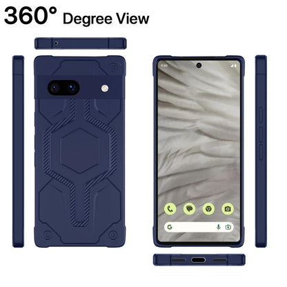 Pikkme blue Hybrid back cover for Google Pixel 7A – photo 2