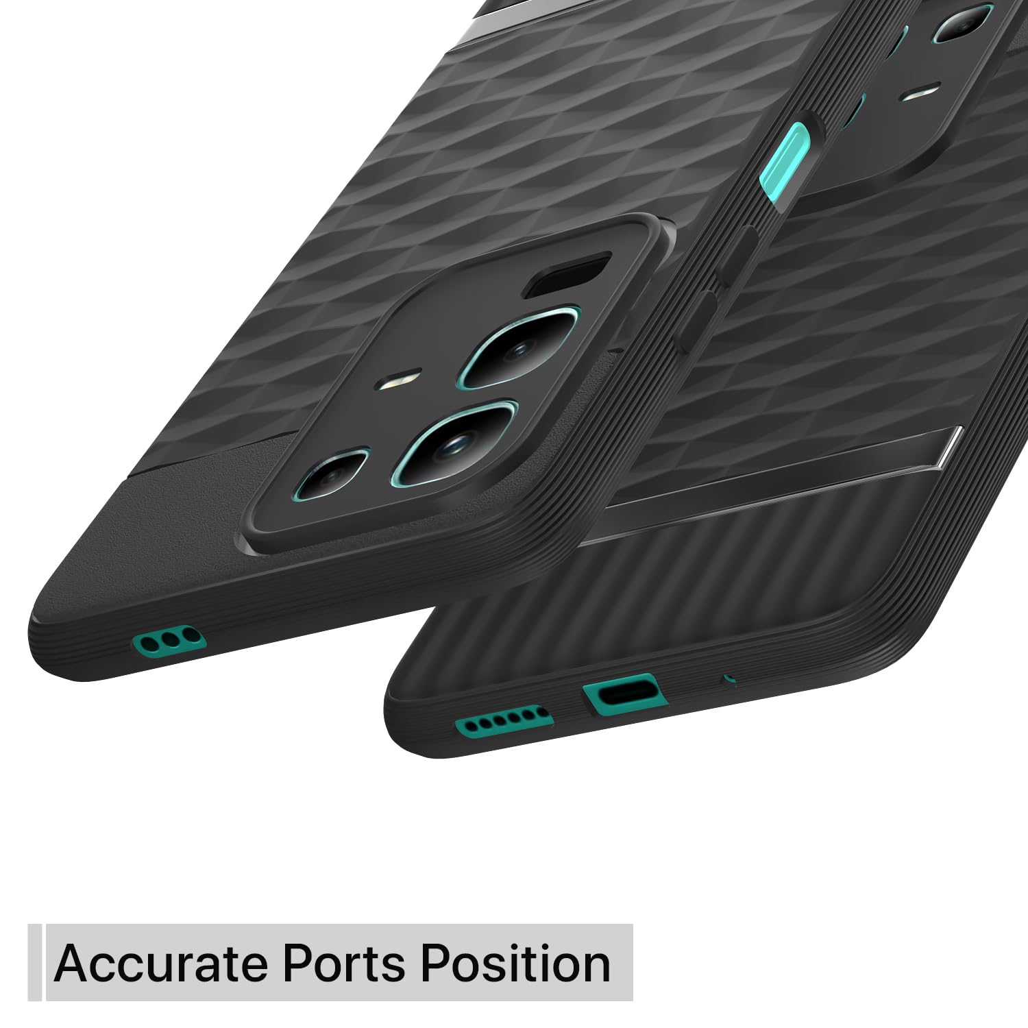 Pikkme Infinix Note 50x 5G Shockproof Soft Flexible Gencase Back cover (Black)