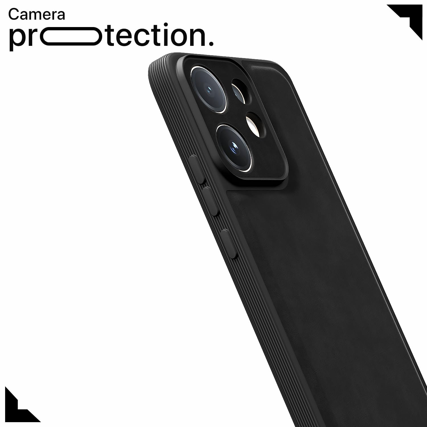 Pikkme Vivo V60/T4 Pro 5G black mobile back cover – photo 5