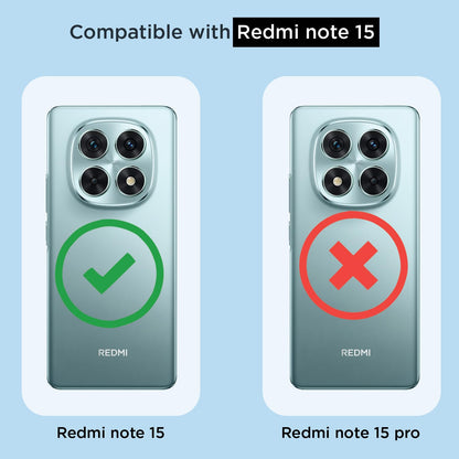 Redmi Note 15 5G MagSafe phone cover in transparent mag-safe by Pikkme – photo 4