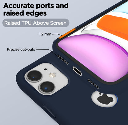 Pikkme dark blue Soft Silicone back cover for iPhone 11 – photo 5