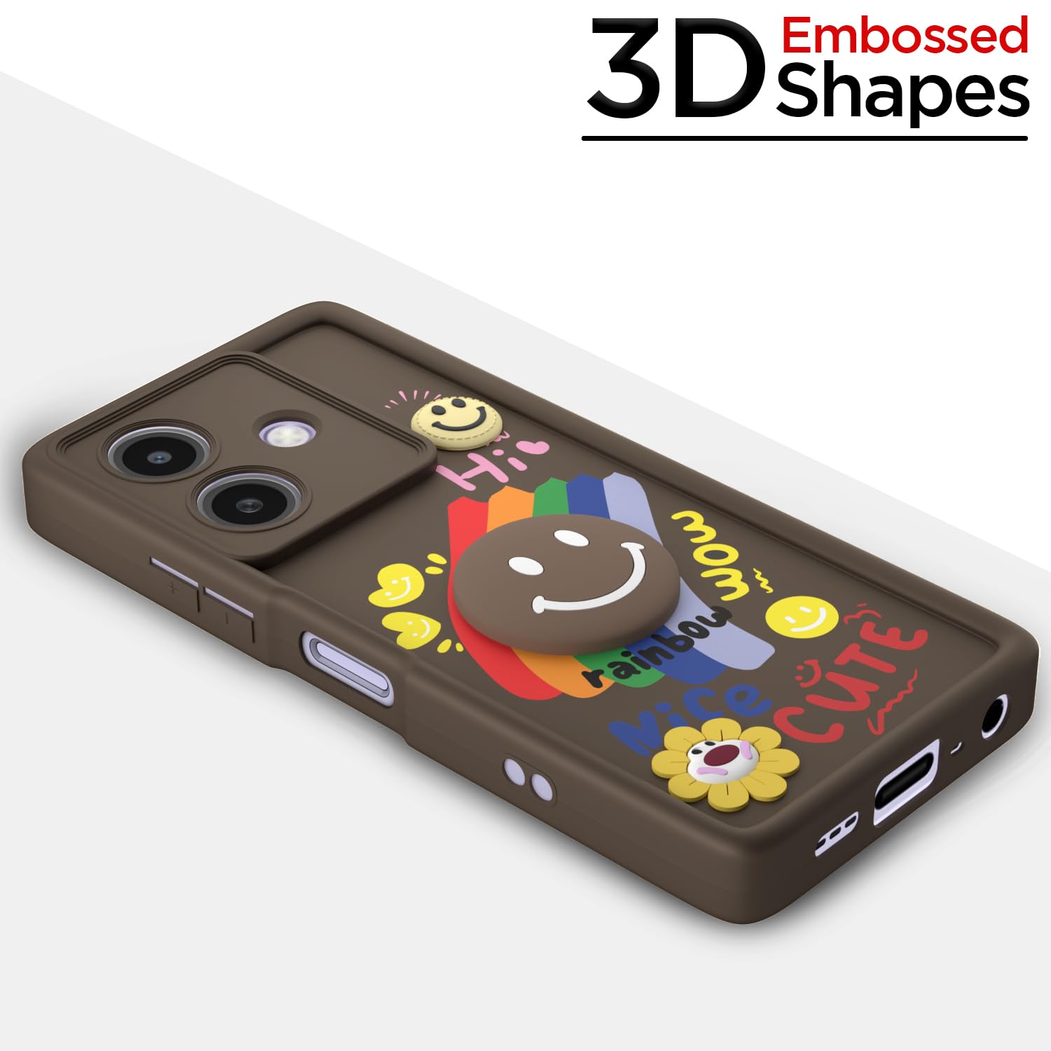 Pikkme Oppo A3x 5G/A3x 4G/A3 5G brown phone cover – photo 3