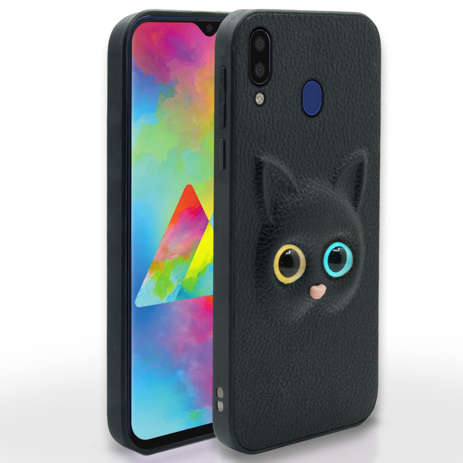 Pikkme Samsung M20 black mobile cover