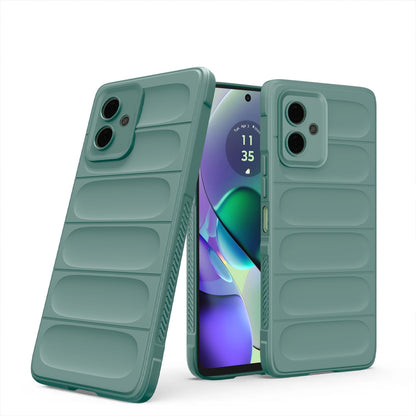 Pikkme Moto G54 5G ZigZag Back Cover (Green)