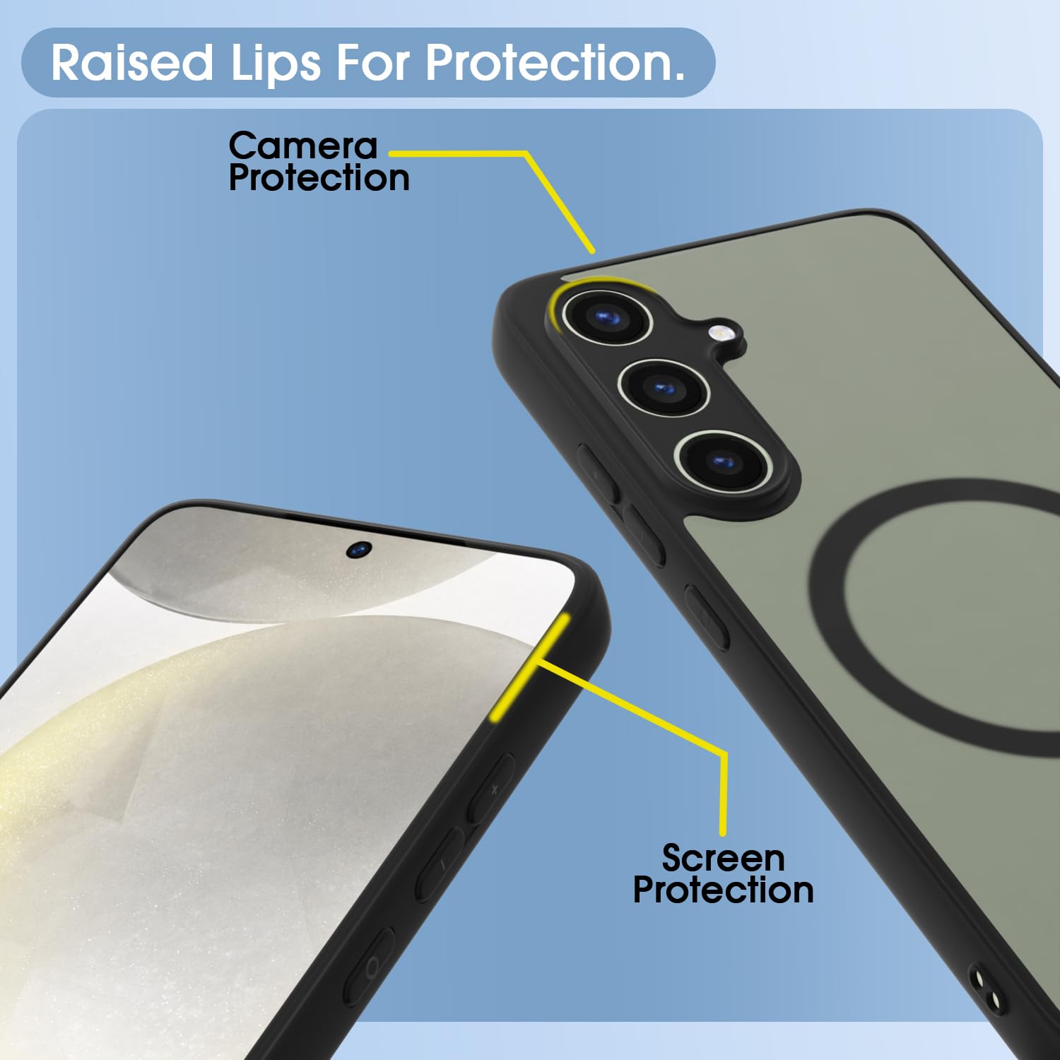 Pikkme Samsung S24 5G black smoke mag-safe back cover – photo 4