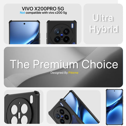 Pikkme Vivo X200 Pro 5G Eagle Back Cover (Black)