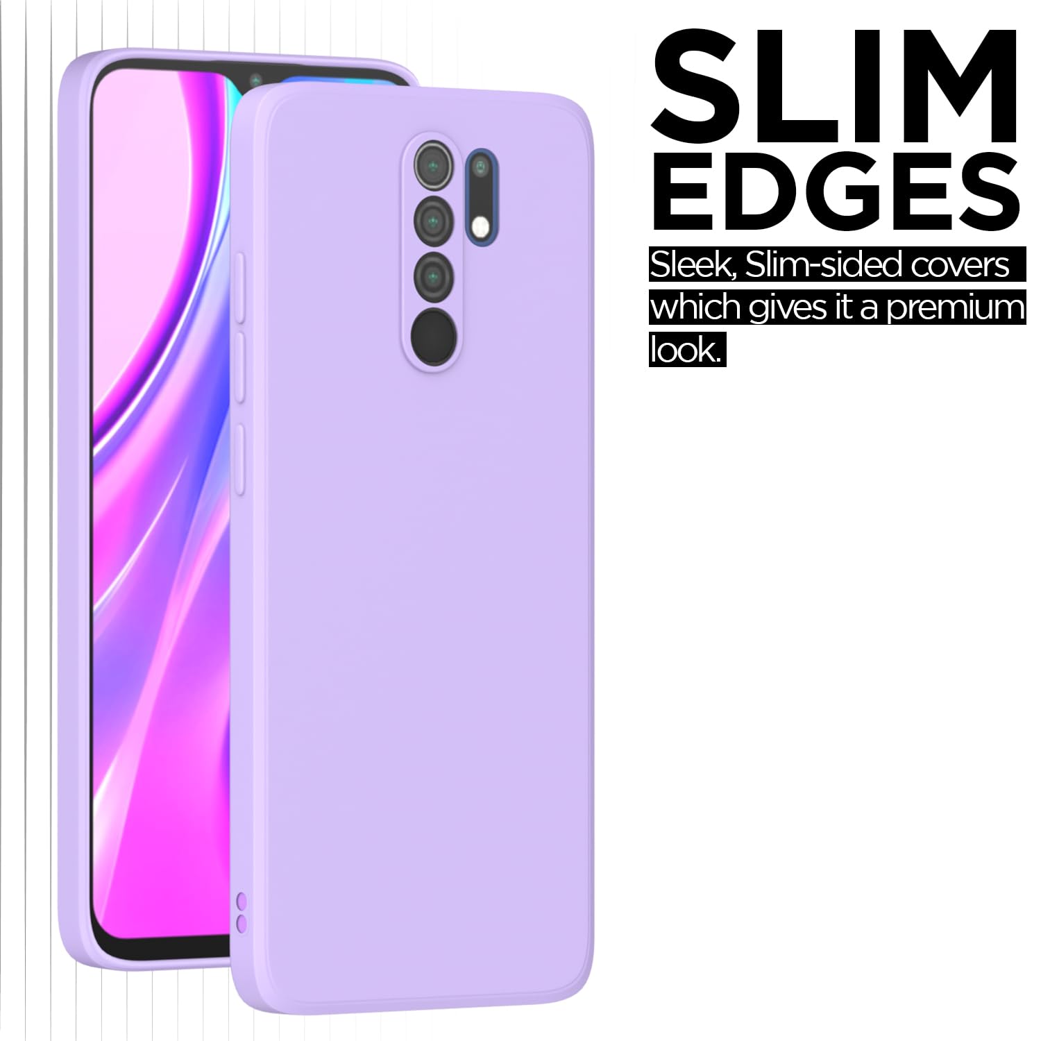 Redmi 9 Prime/Poco M2 mobile back cover in purple by Pikkme – photo 6