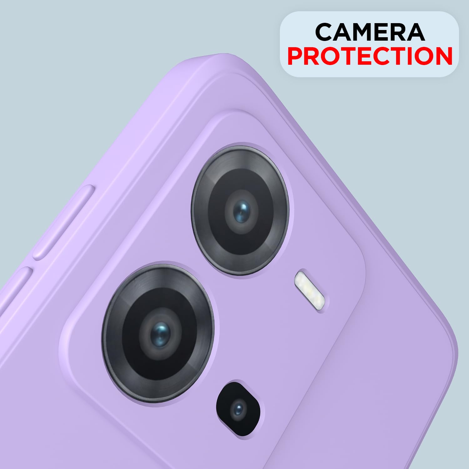 Vivo V25 5G Matte mobile back cover in purple by Pikkme – photo 5