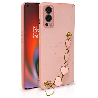 Pikkme OnePlus Nord 2 5G Chain pink mobile cover