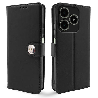 Pikkme black mobile flip cover for Realme C63 4G