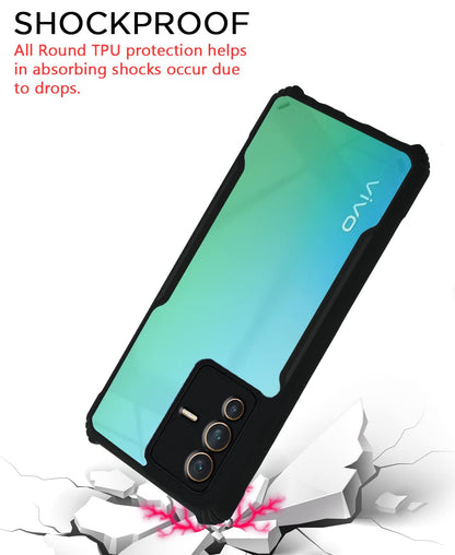 Pikkme black Hybrid mobile back cover for Vivo V23 Pro 5G – photo 2