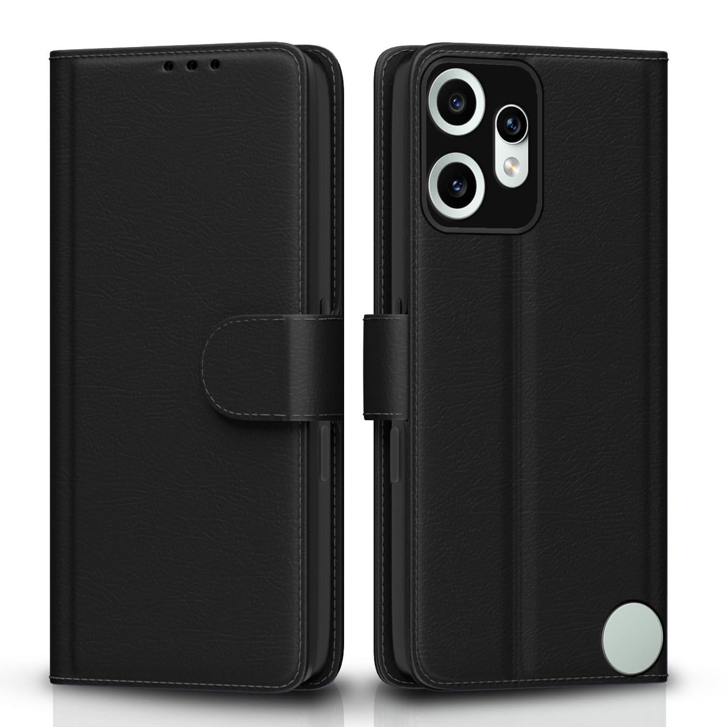 Pikkme CMF by Nothing Phone 2 Pro 5G Vintage Flip cover (Black)