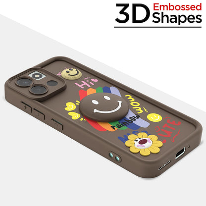 Pikkme OnePlus Nord 6 5G Soft Silicone brown mobile back cover – photo 3