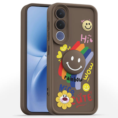 Vivo V70 FE 5G phone cover in brown by Pikkme