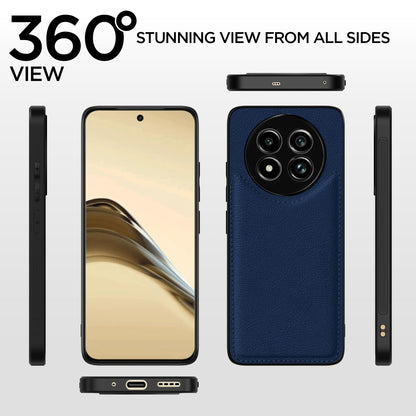 Pikkme Realme 13 Pro / 13 Pro Plus 5G Leatherback Back Case | Blue