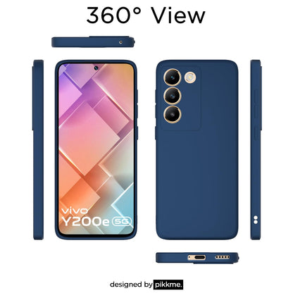 Pikkme blue Matte back cover for Vivo T3/Y200e 5G – photo 3