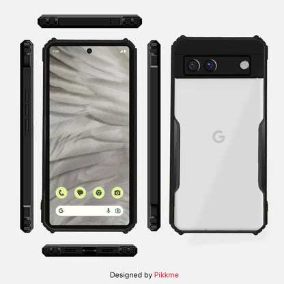 Pikkme Pixel 7A Eagle Back Cover (Black)