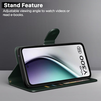 Vivo Y300 5G Wallet flip cover in green by Pikkme – photo 3