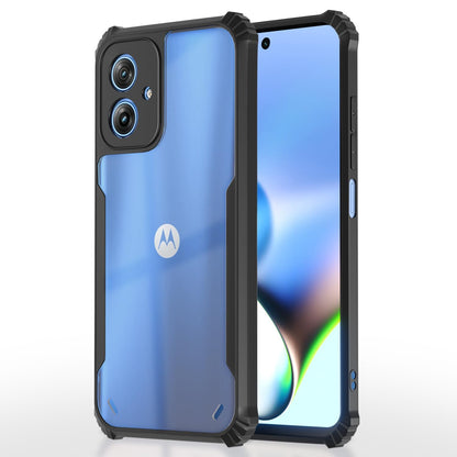 Black Hybrid mobile cover for Moto G54/G64 5G – Pikkme