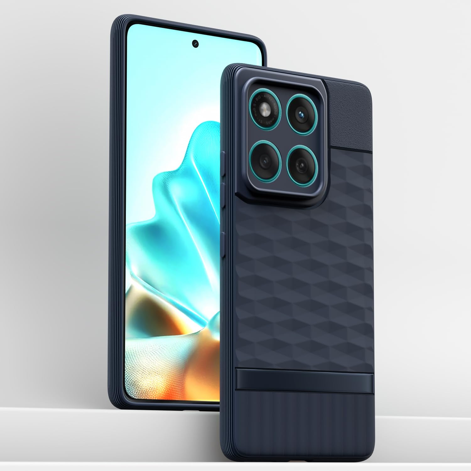 Pikkme Motorola MotoEdge 60 Fusion 5G Gencase Back cover (Blue)