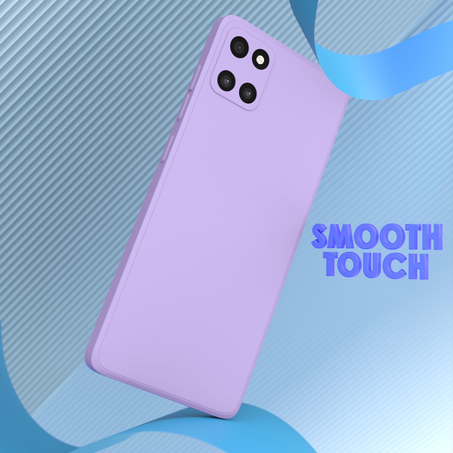 Samsung Note 10 Lite Liquid Silicone phone cover in purple by Pikkme – photo 7