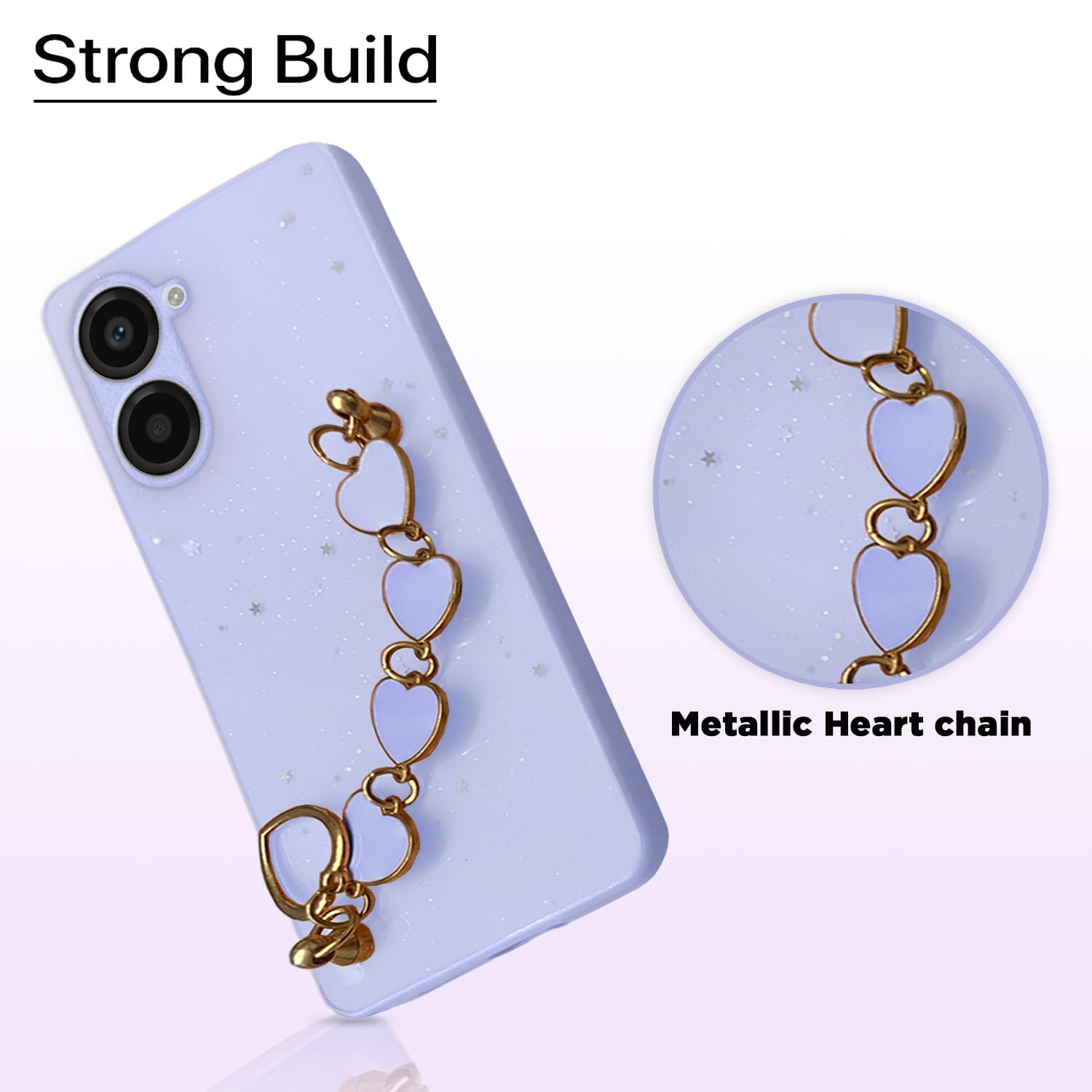 Pikkme Realme 10 Pro 5G Chain purple back cover – photo 7