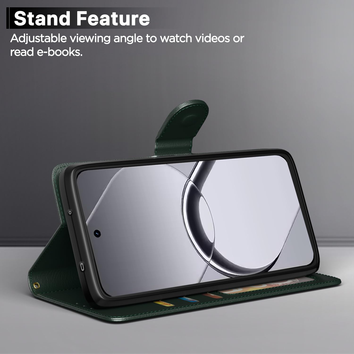 Pikkme green Wallet flip cover for Realme 16 5G – photo 3