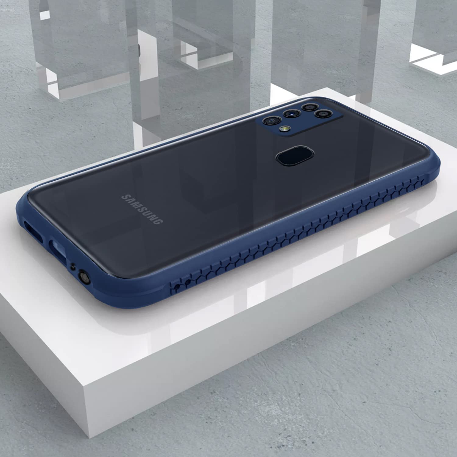 Pikkme blue Clear phone cover for Samsung M31/F41/M31 Prime – photo 7