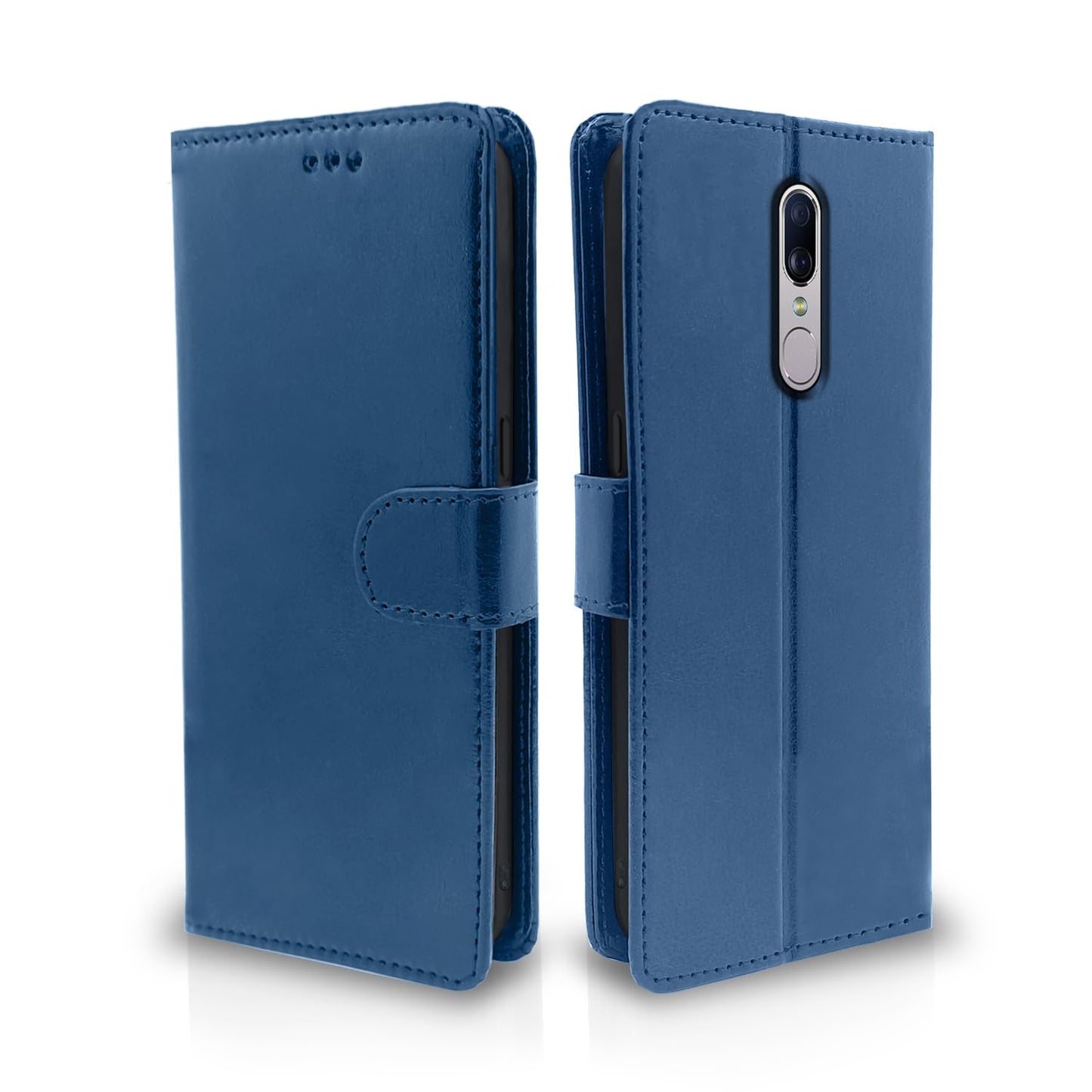 Pikkme Oppo F11 Vintage Flip Cover (Blue)