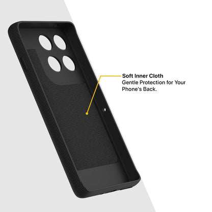 Pikkme Motorola Moto Edge 60 Pro 5G Shockproof Stylish Cartoon Back Cover (Black)