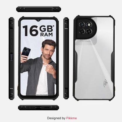 Pikkme ITEL S23 Hybrid black back cover – photo 3