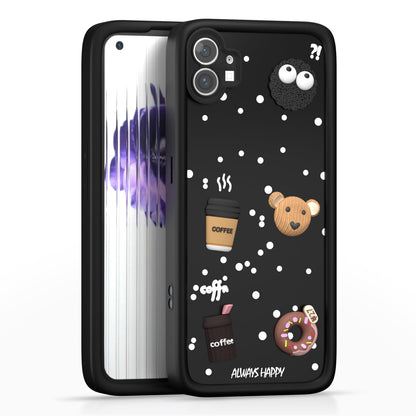 Black Silicone phone cover for Nothing Phone 1 – Pikkme