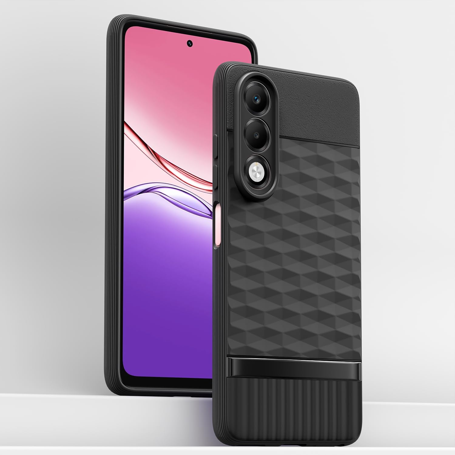 Pikkme Oppo K13x 5G Shockproof Soft Flexible Gencase Back cover (Black)