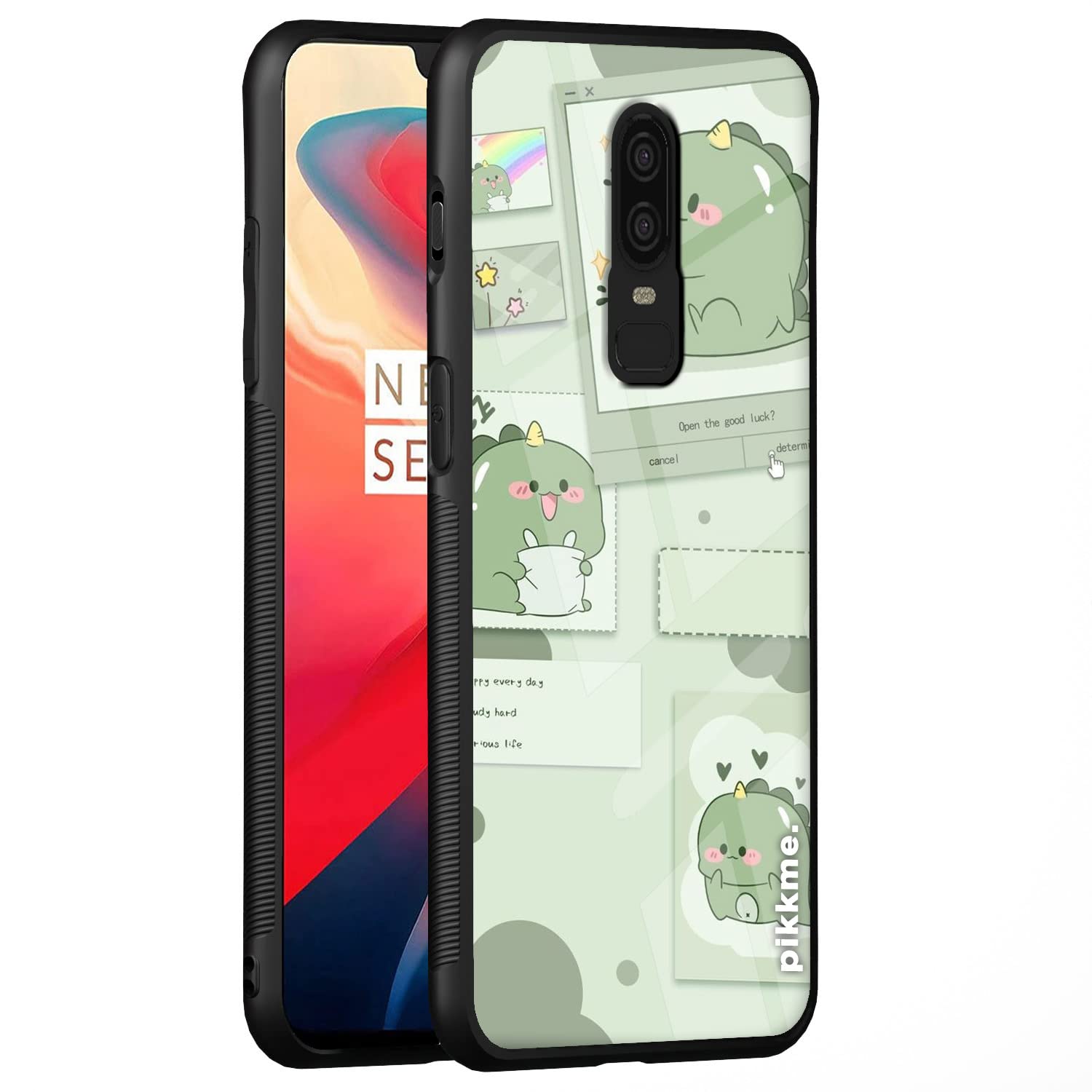 Pikkme OnePlus 6 Hybrid mobile back cover
