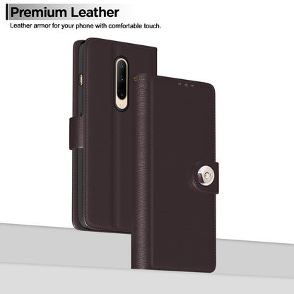 OnePlus 7 Pro Button flip case in coffee by Pikkme – photo 2