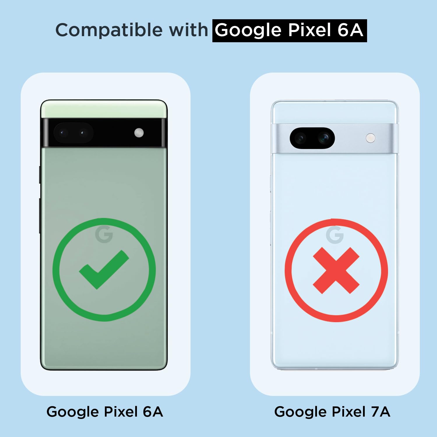 Pikkme transparent mag-safe MagSafe back cover for Google Pixel 6A 5G – photo 4