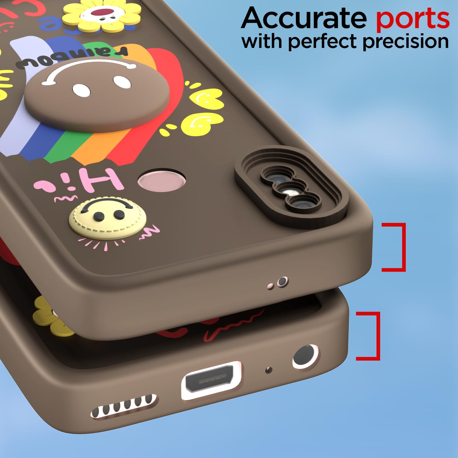 Brown Soft Silicone mobile back cover for Redmi Note 5 Pro – Pikkme – photo 4