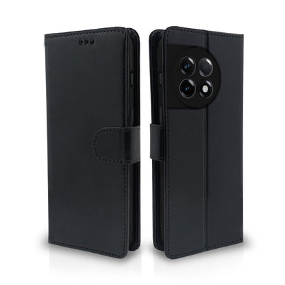 Pikkme OnePlus 11R 5G Vintage Flip Cover (Black)