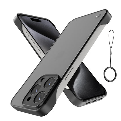 Pikkme black mobile cover for iPhone 15 Pro Max