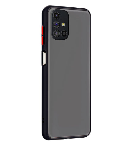 Samsung M31s Matte mobile back cover in black by Pikkme – photo 6