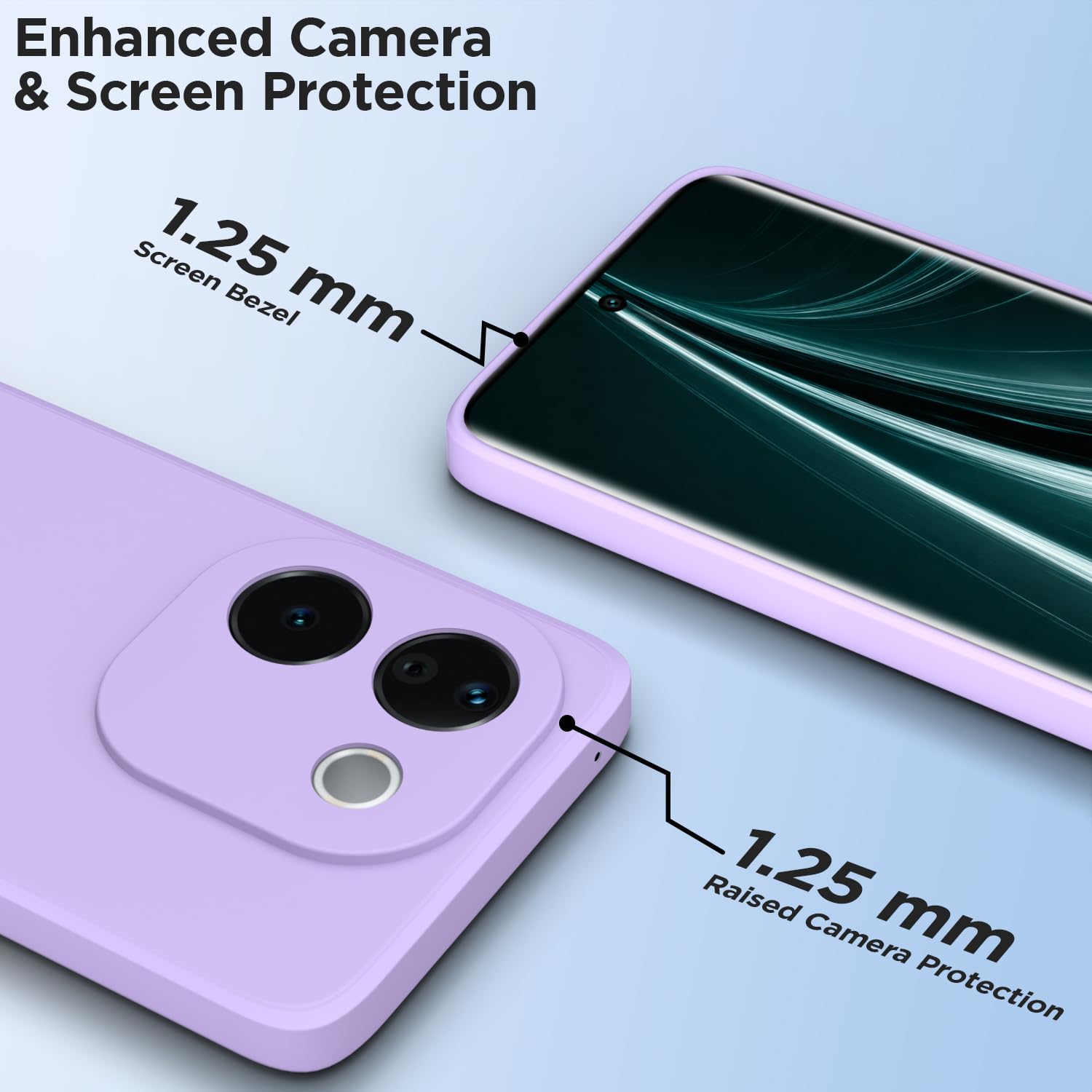 Purple back cover for Vivo T3 Pro/iQOO Z9s Pro 5G – Pikkme – photo 2