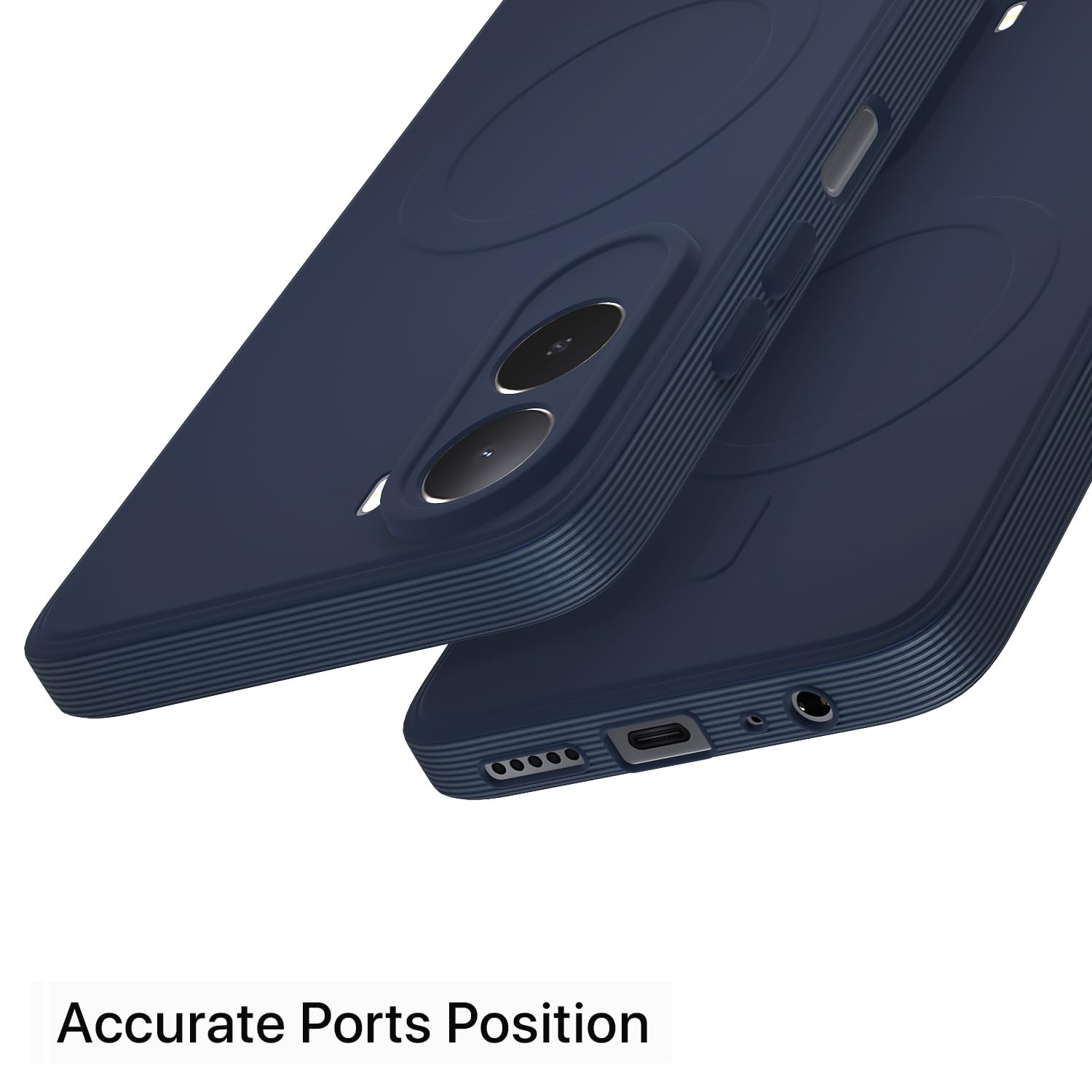 Redmi A7 Pro/Poco C85x 5G mobile back cover in blue by Pikkme – photo 4