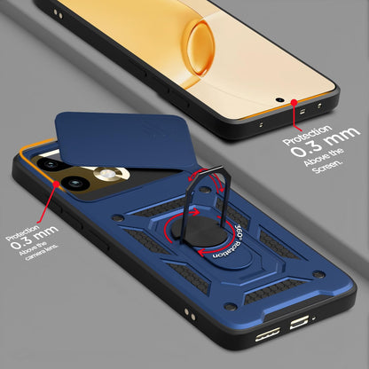Pikkme blue D10 Camera Shield phone cover for Realme 16 Pro Plus 5G/360 – photo 4