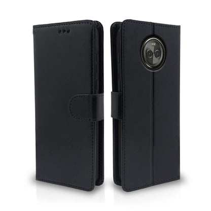 Moto X4 Wallet flip cover in black by Pikkme